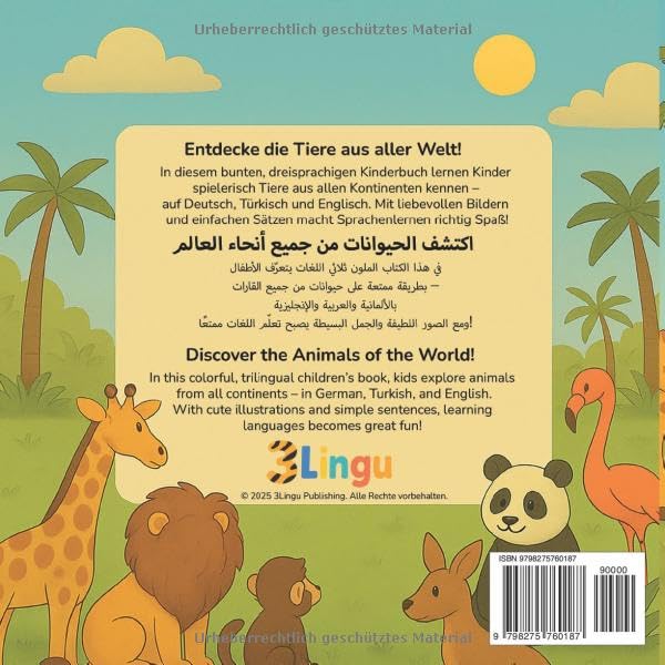 Buchcover Rückseite: Die Tiere der Welt