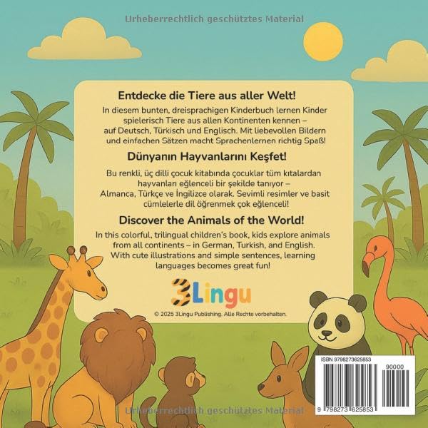 Buchcover Rückseite: Die Tiere der Welt